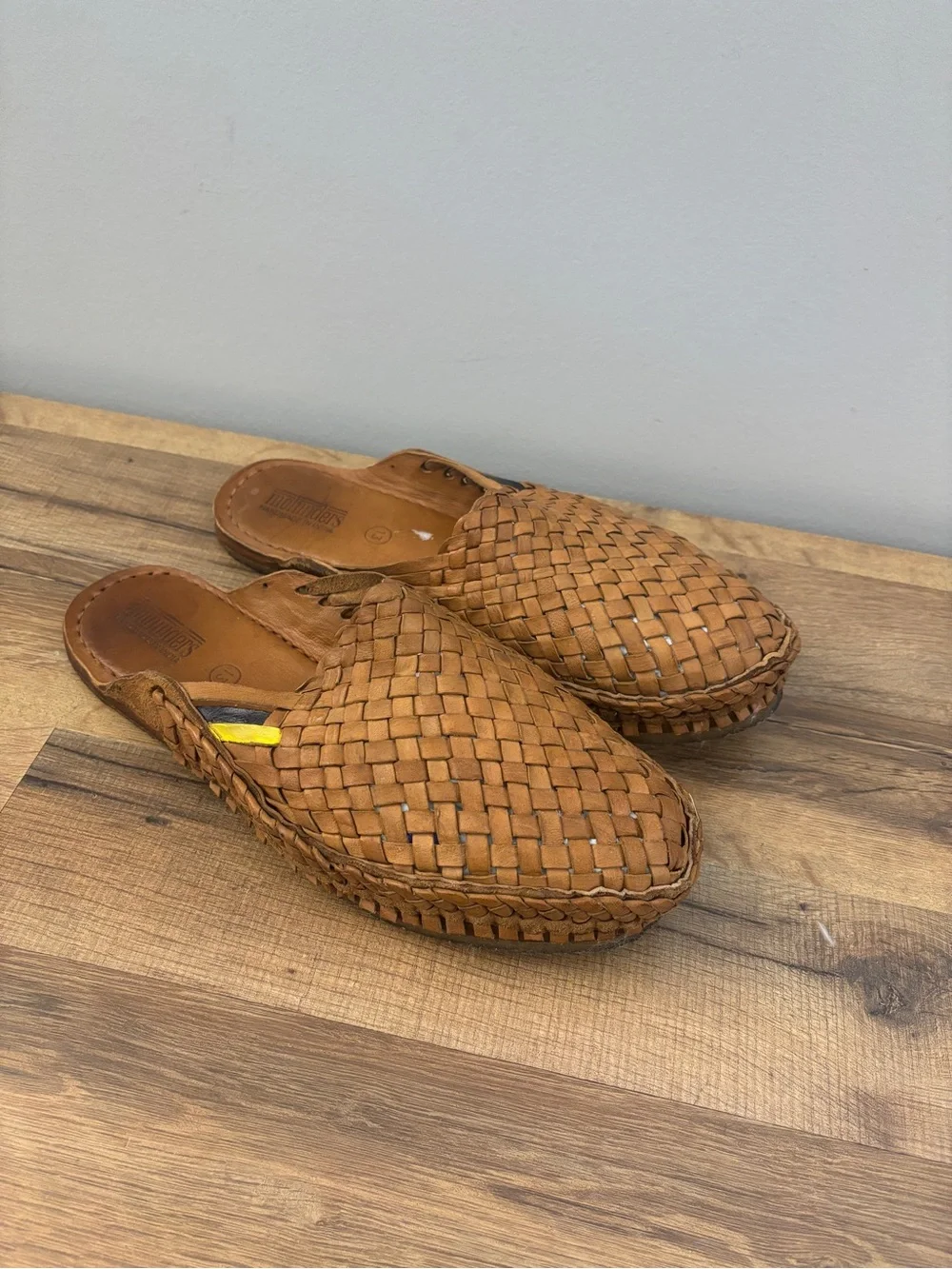 Mohinders City Slippers Woven Leather Mules Sandals Shoes Men’s